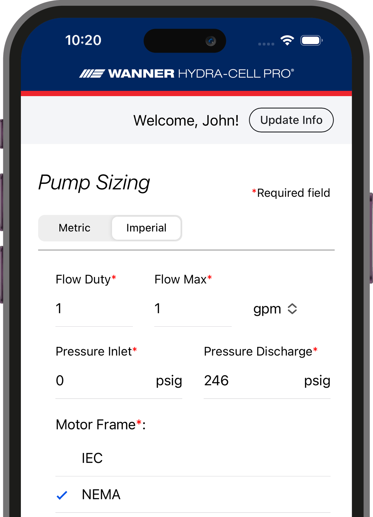 us-pump-sizing-app Pump Sizing App